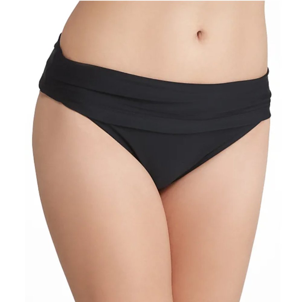 NWT Panache Anya Solid Fold-Over Bikini Pant 0887